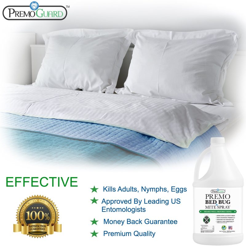 PremoBedBug MiteKiller LiceKillerSpray 128ounce NaturalNonToxic Safe Eco Friendly listing image effective safe bedding 1